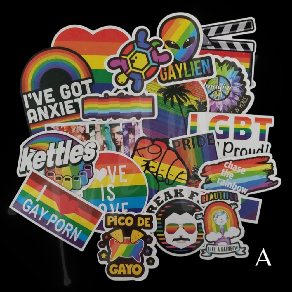 ⭐️3/$15⭐️ - 20 LGBTQ Stickers